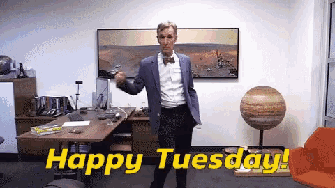Happy Tuesday Dance At Office GIF