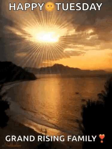 Happy Tuesday Sunset