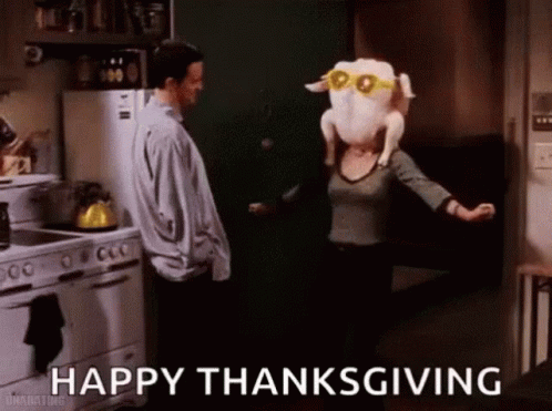 Funny Happy Turkey Day GIF