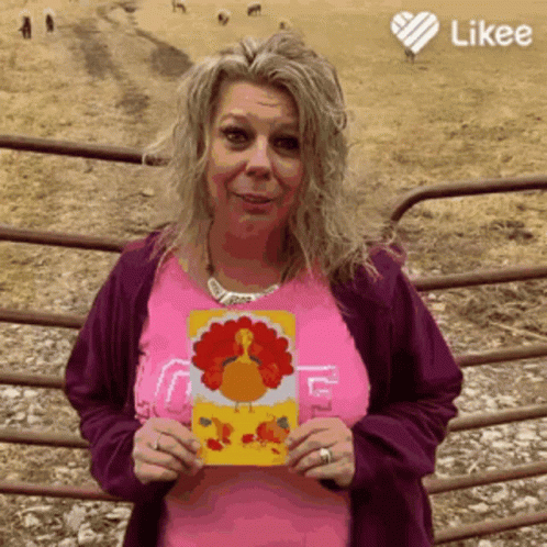 Happy Turkey Day Thanksgiving Card GIF