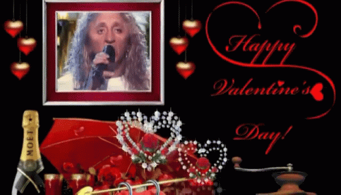 Happy Valentine's Day Man Singing