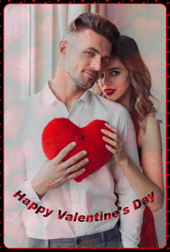 Happy Valentines Sweet Couple Moments GIF