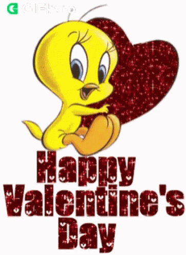 Happy Valentines Tweety Bird GIF
