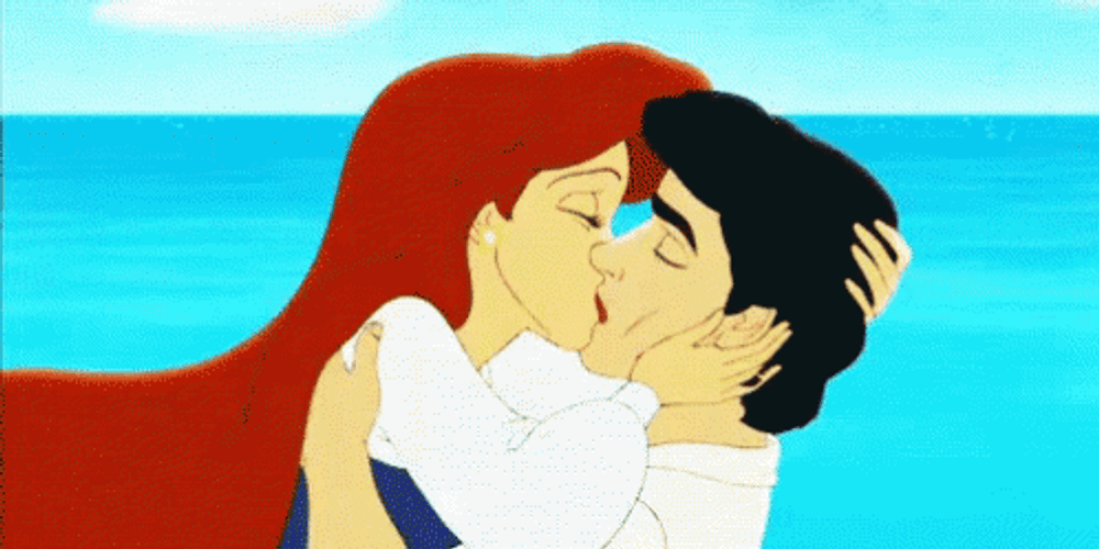 Happy Valentines Day Disney Ariel Prince GIF