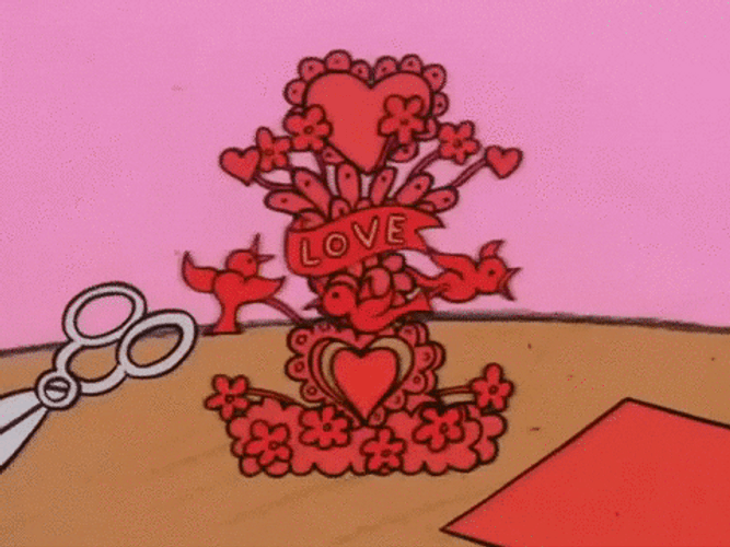 Happy Valentines Day Disney Tree Heart GIF