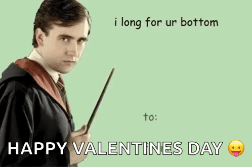 Happy Valentines Day Funny Harry Potter GIF