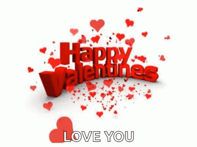 Happy Valentines Day Love You GIF