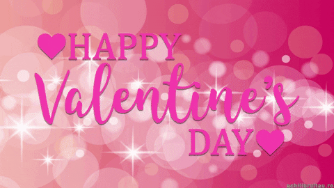 Happy Valentines Day Son Color Changing Text GIF