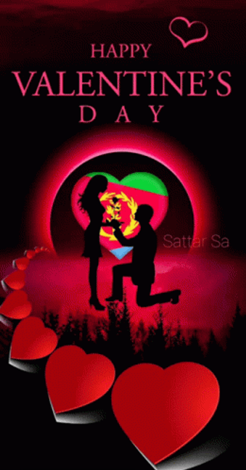 Happy Valentines Eritrea GIF