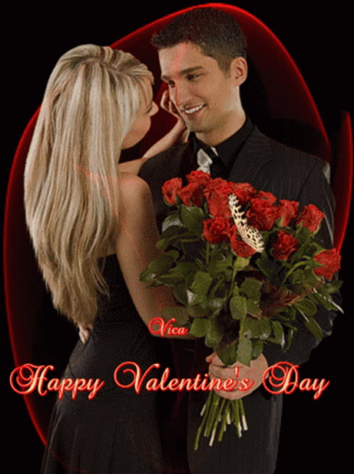 Happy Valentines Lovely Couple GIF