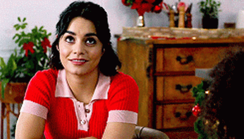 Happy Vanessa Hudgens Lip Bite GIF