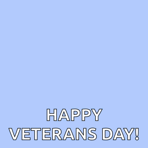 Happy Veterans Day Poster With Three Flying Planes