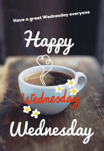 Happy Wednesday Coffee Cup