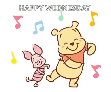 Happy Wednesday Dancing Winnie The Pooh And Piglet GIF