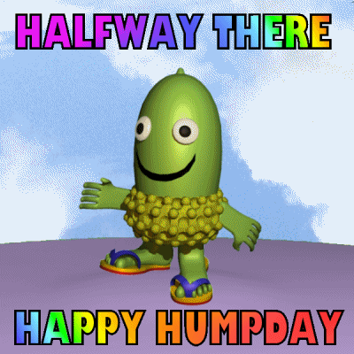 Happy Wednesday Halfway There GIF