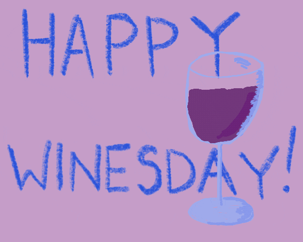 Happy Wednesday Wine Celebration GIF
