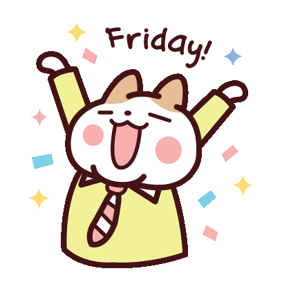 Happy Weekend Friday Yay Bunny GIF