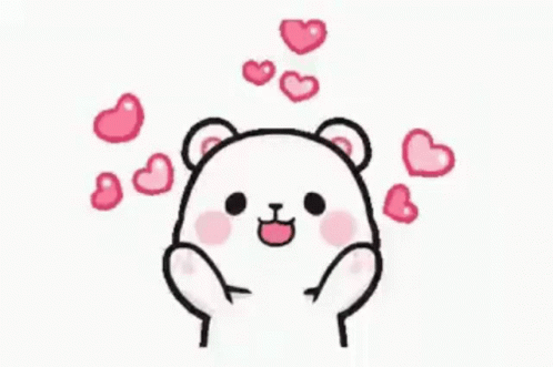 Happy White Bear Best Wishes Hug GIF