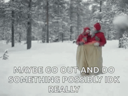 Happy Winter Saturday Do Something Outside GIF