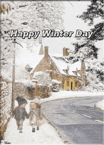 Happy Winter Saturday Have A Walk GIF