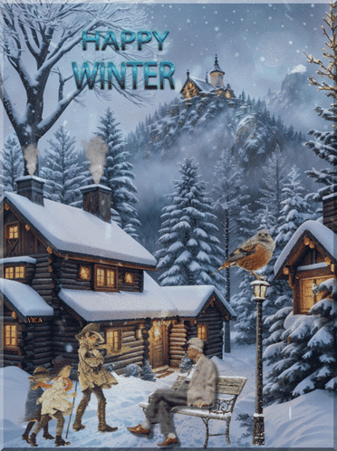 Happy Winter Saturday In This Town GIF