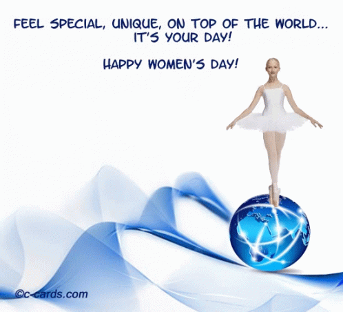 Happy Women's Day Ballet Dancer GIF