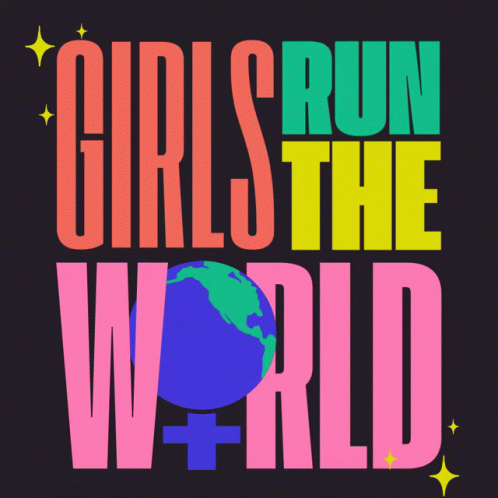Happy Women's Day Girls Run The World GIF