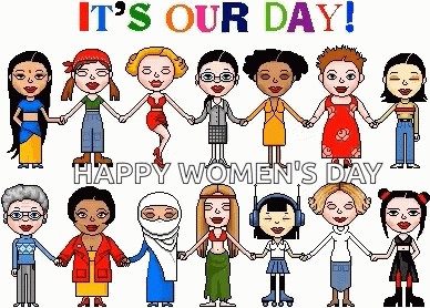 Happy Women's Day It's Our Day GIF