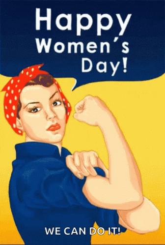 Happy Women's Day Poster GIF