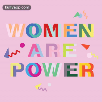 Happy Women's Day Women Are Power GIF