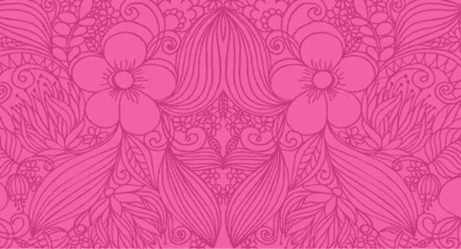 Happy Womens Day Flower Patterns GIF