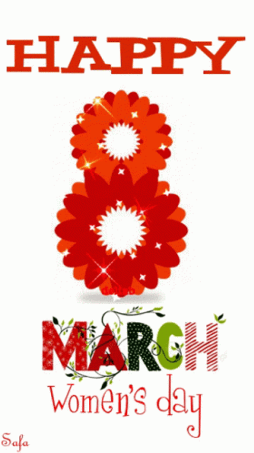 Happy Womens Day On 8th Of March GIF