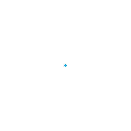 Happy Word in Blue