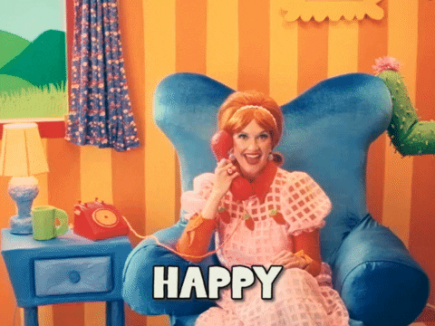 Happy Work Anniversary Vintage Show GIF