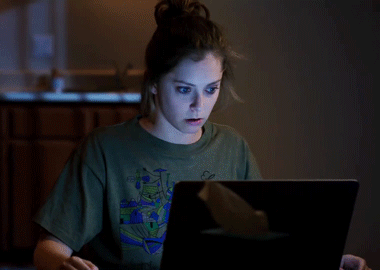 Happy Working Rachel Bloom Satisfied GIF