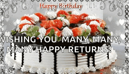 Happybirthday Birthdaycake Gif GIF
