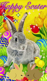 Happyeaster Easter Bunny Gif GIF