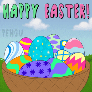Happyeaster Pengu Gif GIF