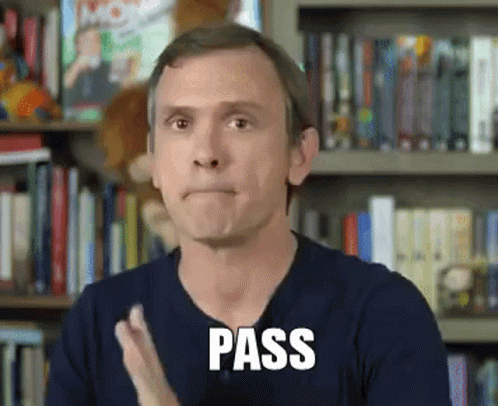 It's A Hard Pass For Me GIF