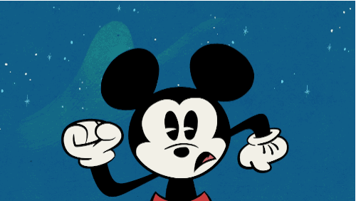 Hard Work Mickey Mouse Running GIF