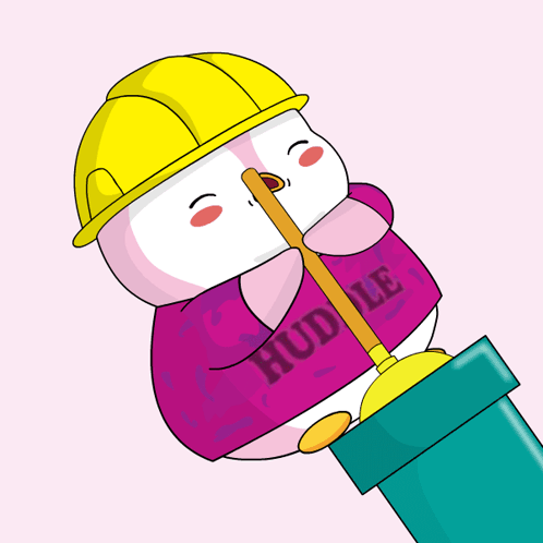 Hardworking Pudgy Penguin Plumber GIF