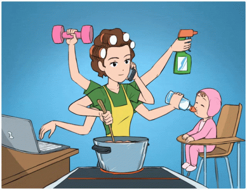 Hardworking Supermom In The World GIF