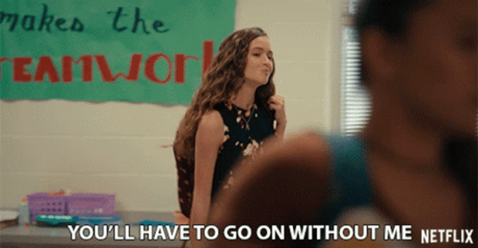 Harlan Drum You Have To Go On Without Me GIF