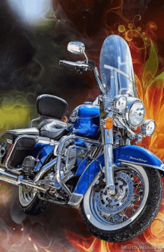 Harley Davidson Road King Motorcycle with Windshield