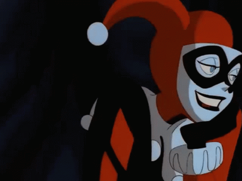 Harley Quinn and Joker Making Funny Face