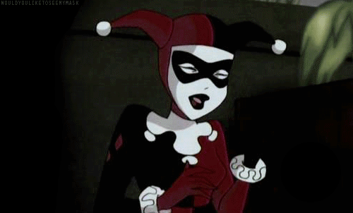 Harley Quinn Blowing A Kiss GIF