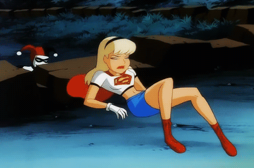Harley Quinn Epic Fail GIF