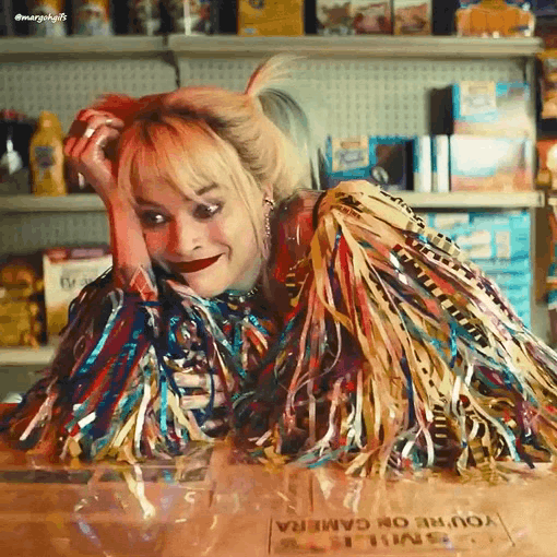 Harley Quinn Excited To Eat GIF