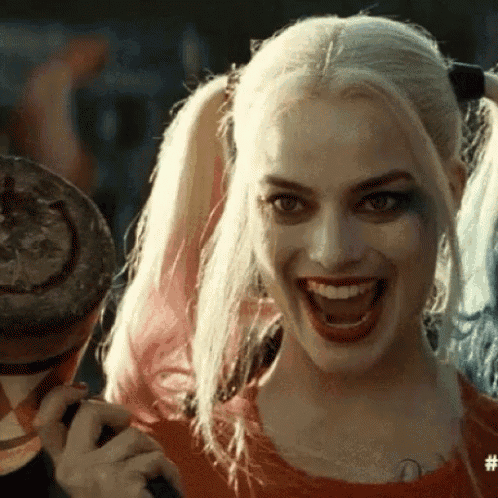 Harley Quinn Eyebrows Gif GIF