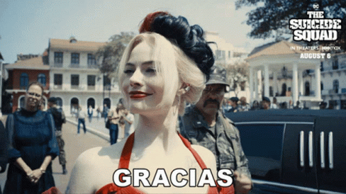 Harley Quinn Gracias GIF